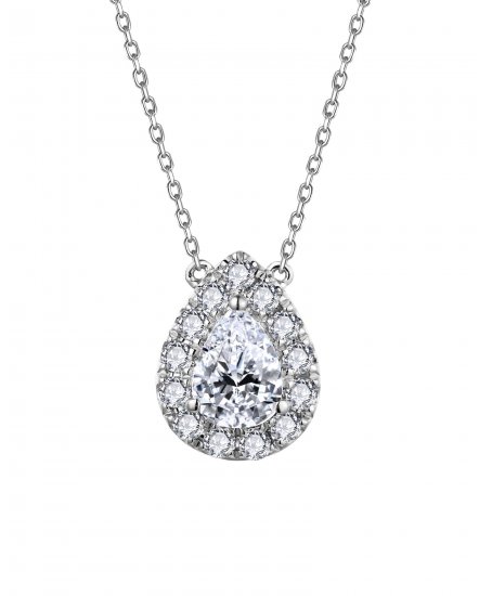 PEAR DIAMOND NECKLACE (TN800)