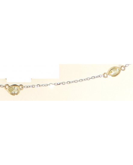 PEAR MARQUISE DIAMOND BY THE YARD NECKLACE (TN809)