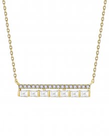 BAGUETTE DIAMOND NECKLACE (TN815)
