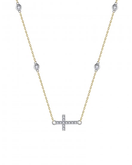 CROSS DIAMOND NECKLACE (TN820)