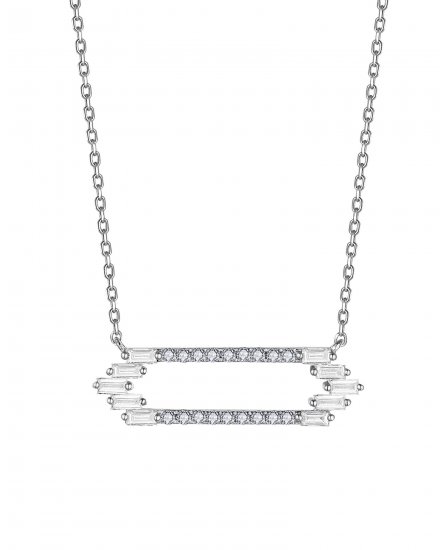 HEXAGON STYLE DIAMOND NECKLACE (TN821)