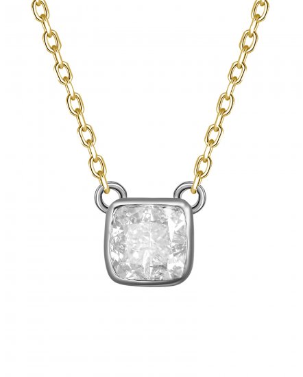 CUSHION DIAMOND NECKLACE (TN828)