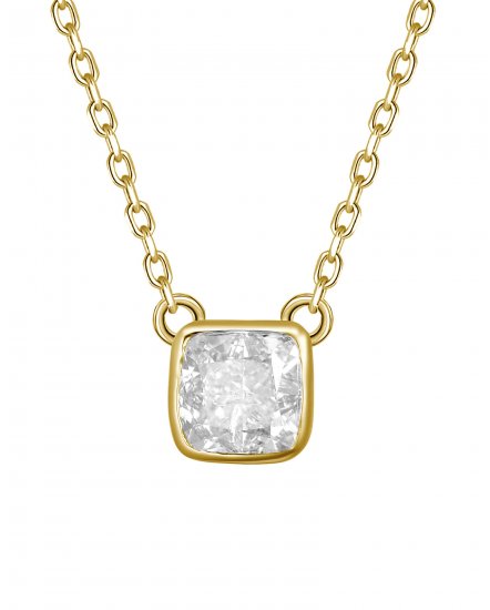 CUSHION DIAMOND NECKLACE (TN828)