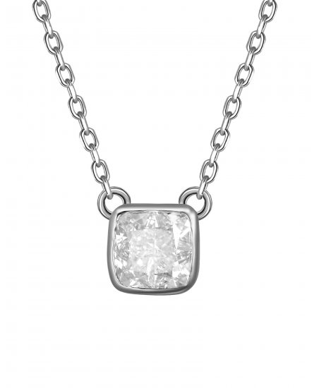 CUSHION DIAMOND NECKLACE (TN828)