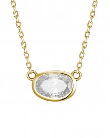 OVAL DIAMOND NECKLACE (TN831)