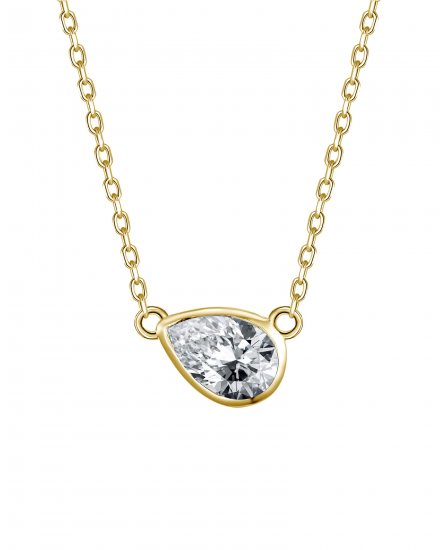 PEAR DIAMOND NECKLACE (TN832)