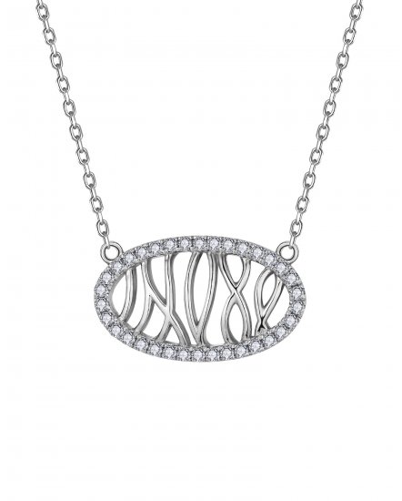 OVAL STYLE DIAMOND NECKLACE (TN834)