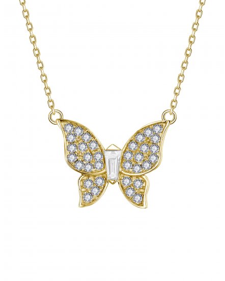 BUTTERFLY DIAMOND NECKLACE (TN838)