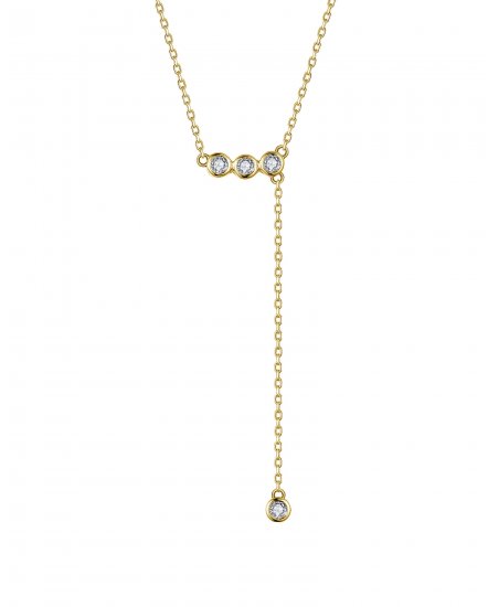 DIAMOND DANGLE DROP NECKLACE (TN840)