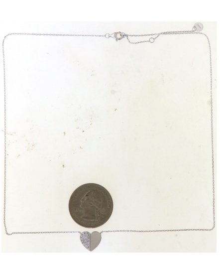 HEART SHAPE DIAMOND NECKLACE (TN844)