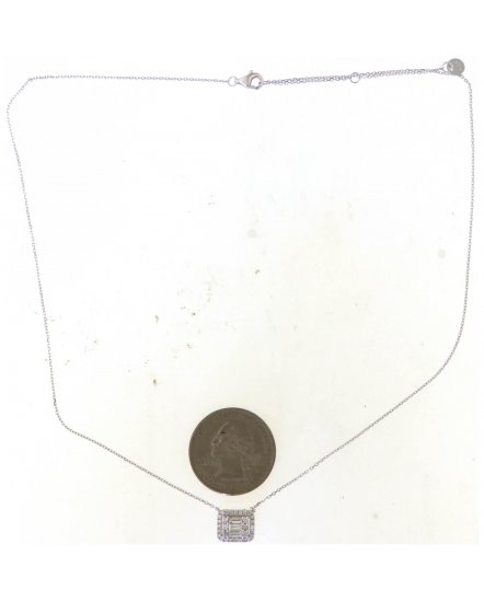 BAGUETTE DIAMOND NECKLACE (TN846)