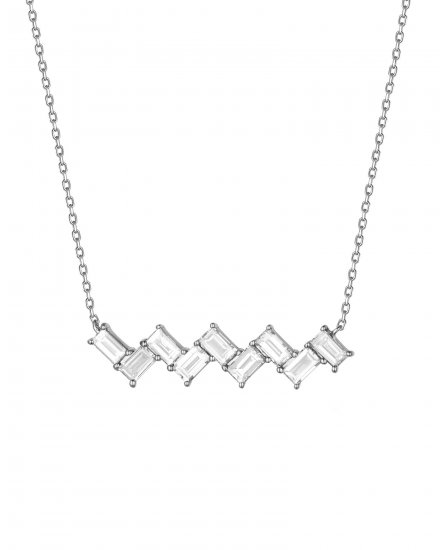 BAGUETTE DIAMOND NECKLACE (TN853)