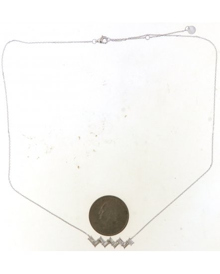 BAGUETTE DIAMOND NECKLACE (TN853)
