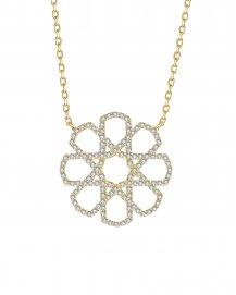 INTER LINKED STYLE DIAMOND NECKLACE (TN856)