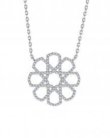 INTER LINKED STYLE DIAMOND NECKLACE (TN856)