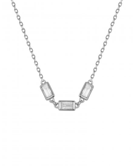 BAGUETTE DIAMOND NECKLACE (TN862)