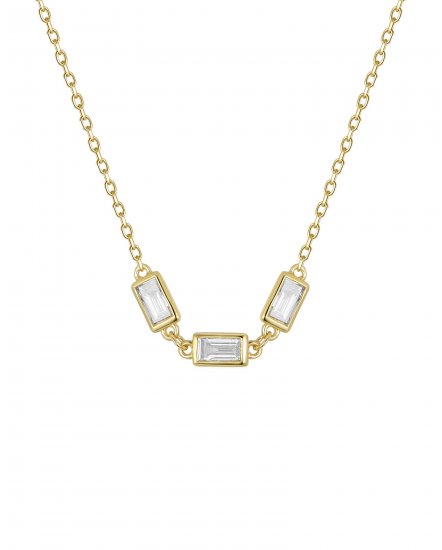 BAGUETTE DIAMOND NECKLACE (TN862)