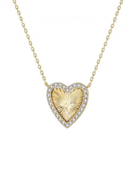 HEART SHAPE DIAMOND NECKLACE (TN868)