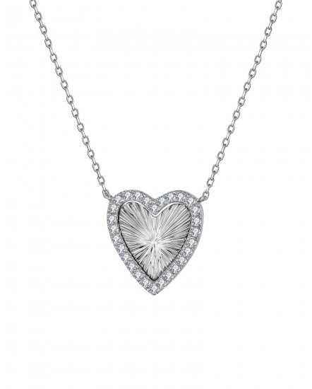 HEART SHAPE DIAMOND NECKLACE (TN868)