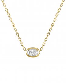 OVAL DIAMOND NECKLACE (TN894)