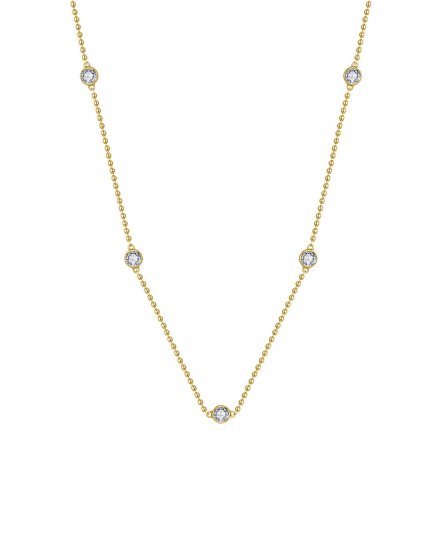 BEZEL DIAMOND BY THE YARD NECKLACE (TN901)