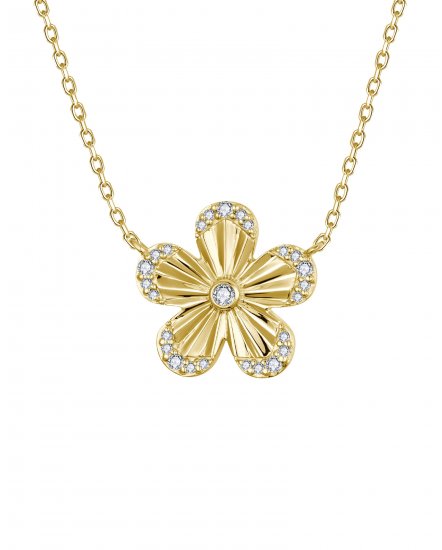 FLORAL STYLE DIAMOND NECKLACE (TN912)