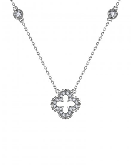 CLOVER STYLE DIAMOND NECKLACE (TN915)