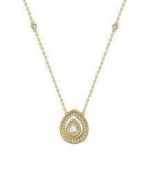 PEAR DIAMOND NECKLACE (TN921)