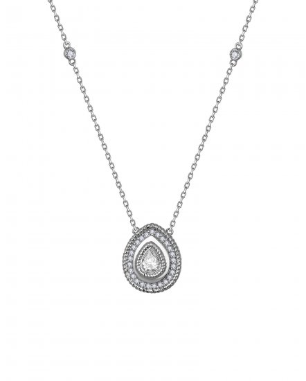 PEAR DIAMOND NECKLACE (TN921)