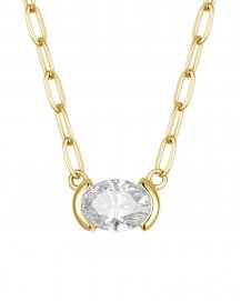 OVAL DIAMOND NECKLACE (TN926)