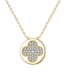 CLOVER STYLE DIAMOND NECKLACE (TN932)