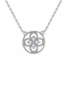 CLOVER STYLE DIAMOND NECKLACE (TN933)