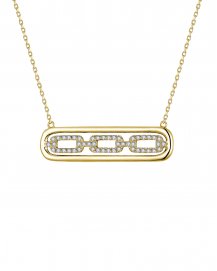 OPEN BAR DIAMOND NECKLACE (TN942)