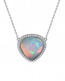OPAL DIAMOND NECKLACE (TN957)