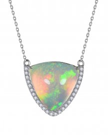 OPAL DIAMOND NECKLACE (TN958)