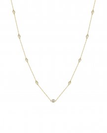 OVAL DIAMOND BY THE YARD NECKLACE (TN968)