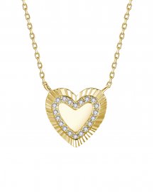 HEART SHAPE DIAMOND NECKLACE (TN986)