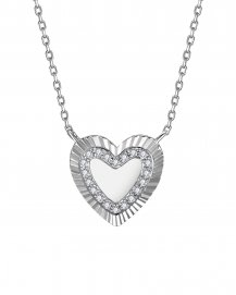 HEART SHAPE DIAMOND NECKLACE (TN986)