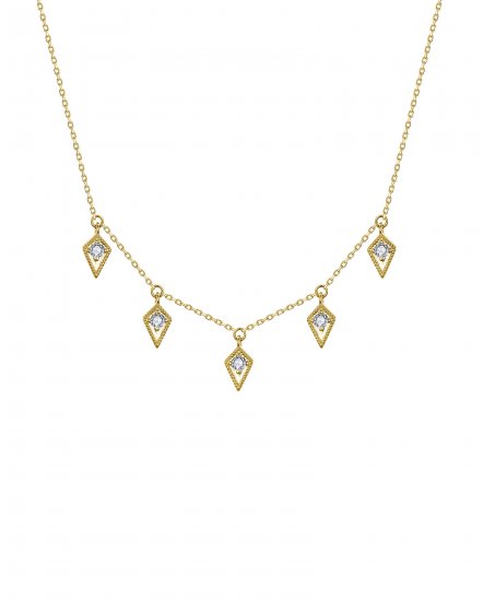DIAMOND DANGLE NECKLACE (TN987)