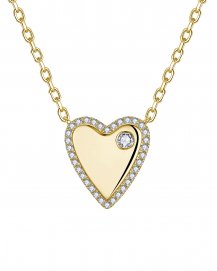 HEART SHAPE DIAMOND NECKLACE (TN988)