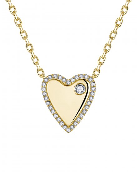 HEART SHAPE DIAMOND NECKLACE (TN988)