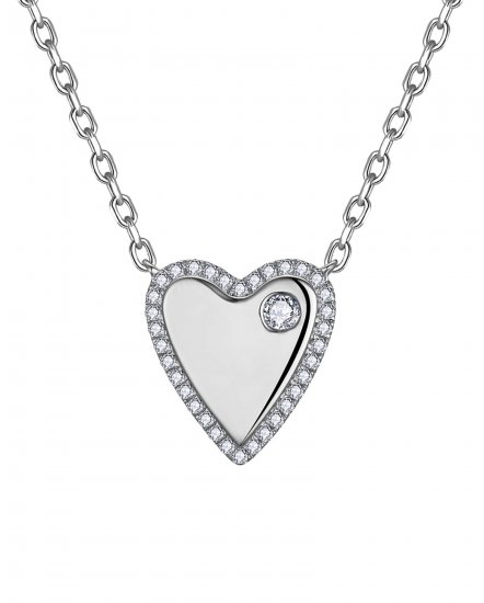 HEART SHAPE DIAMOND NECKLACE (TN988)