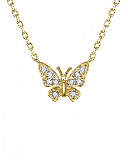 BUTTERFLY DIAMOND NECKLACE (TN989)
