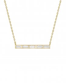 BAGUETTE DIAMOND NECKLACE (TN997)