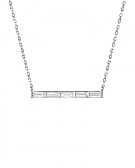 BAGUETTE DIAMOND NECKLACE (TN997)