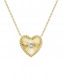 HEART SHAPE DIAMOND NECKLACE (TN998)