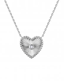 HEART SHAPE DIAMOND NECKLACE (TN998)