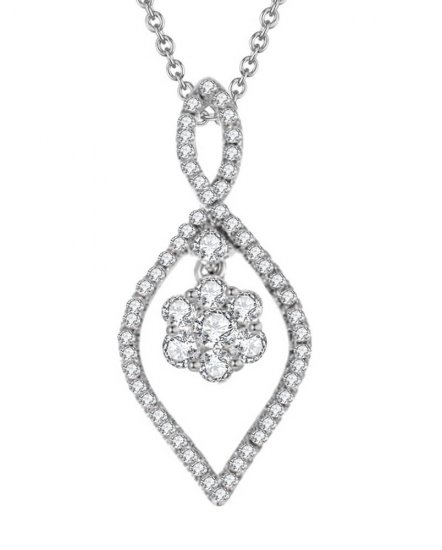 LEAF DIAMOND PENDANT (TP1036)