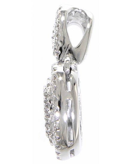 OVAL COLORED STONE DIAMOND PENDANT (TP1150)
