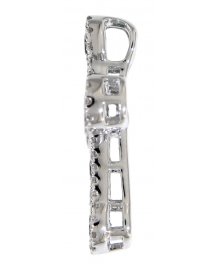 CROSS COLORED STONE DIAMOND PENDANT (TP1151)